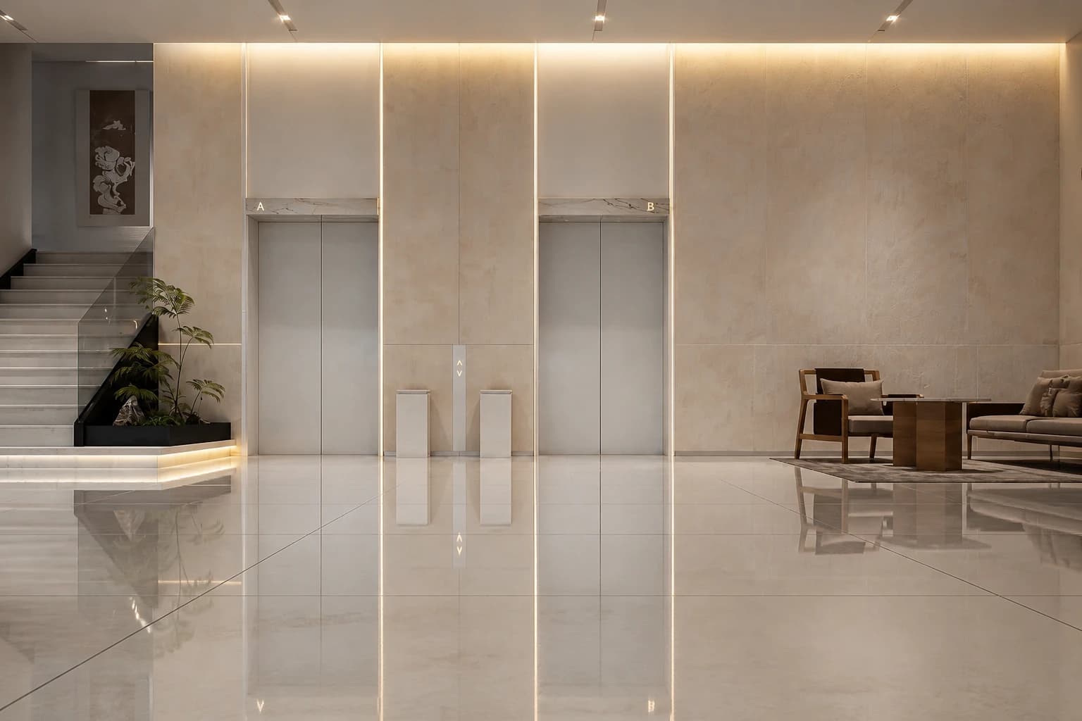 Lobby & Hall detail 3